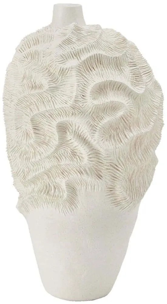 Βάζο Coralli 029935 22x23x42cm White Πολυρεσίνη
