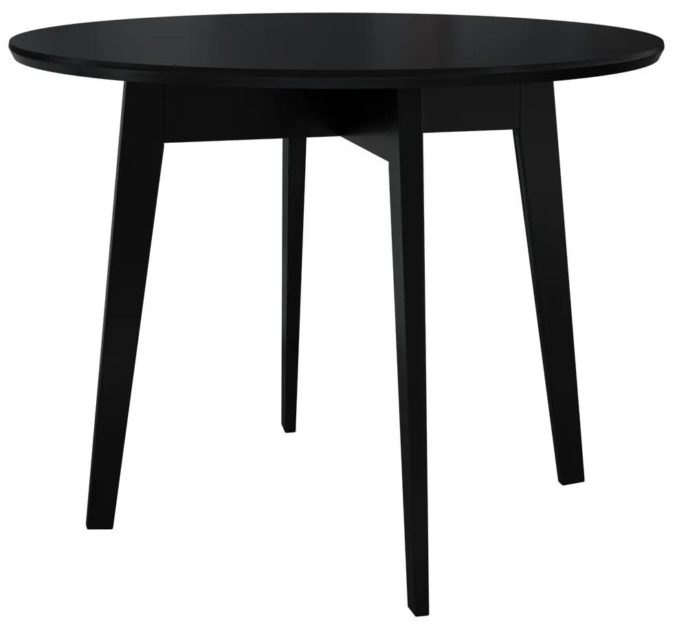 Τραπέζι Racine 117, Μαύρο, 75cm, 21 kg, Ινοσανίδες μέσης πυκνότητας, Ξύλο, Ξύλο: Οξιά | Epipla1.gr