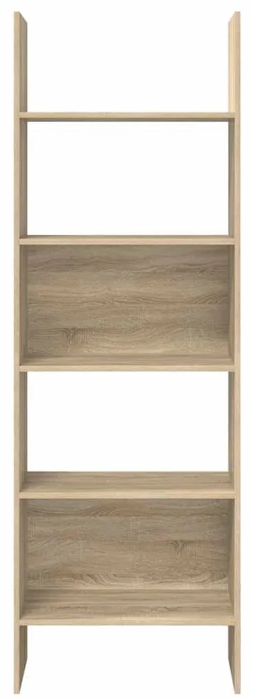 vidaXL Βιβλιοθήκη Χρώμα Sonoma Δρυς 60 x 35 x 180 εκ. από Επεξ. Ξύλο