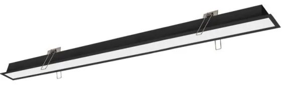 Γραμμικό Χωνευτό L1140 4000K Μαύρο Sasa 3917-03114-4-B-P-N Viokef 3917-03114-4-B-P-N Μαύρο