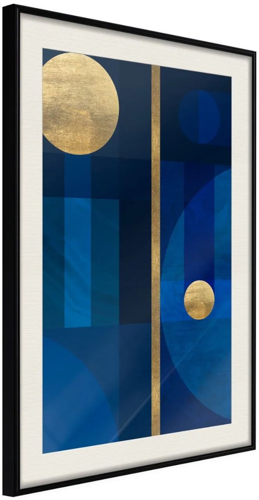 Αφίσα - Two Moons - 30x45 - Μαύρο - Με πασπαρτού