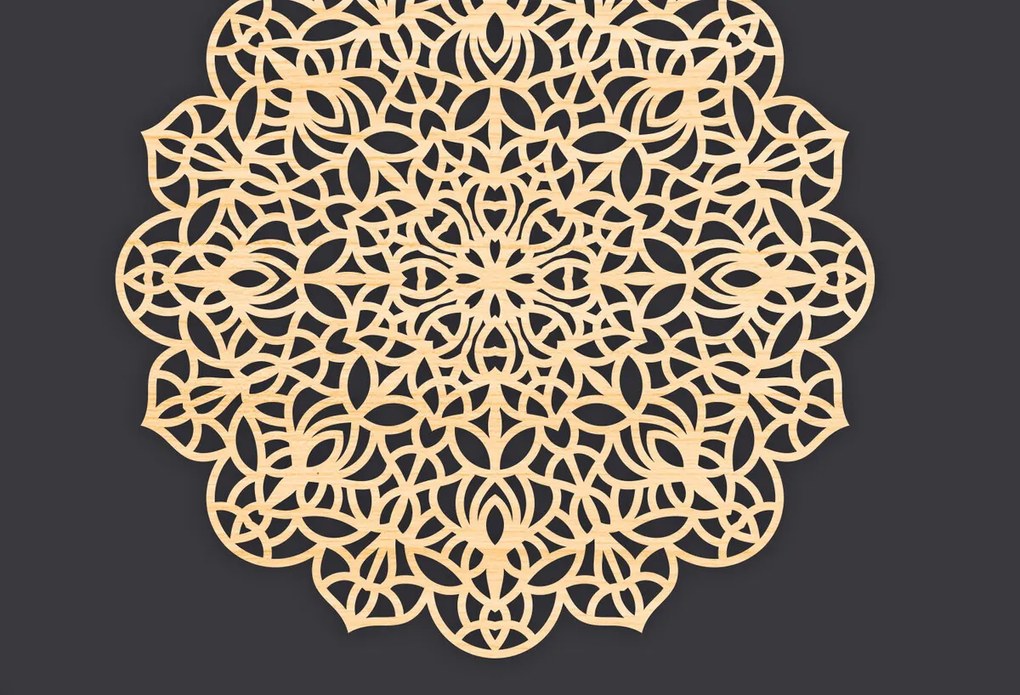Intra απο ξύλο plywood 3mm-4mm πάχος 3D Mandala για Cricut Δίασταση 30x30 cm INTRAFABR-86060268