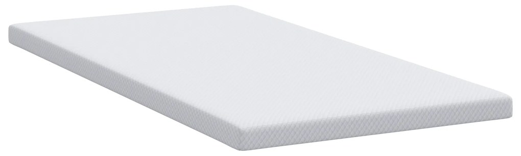 vidaXL Στρώματα Λευκό 120 x 200 cm 100% ύφασμα πολυεστέρα με τζακάρ
