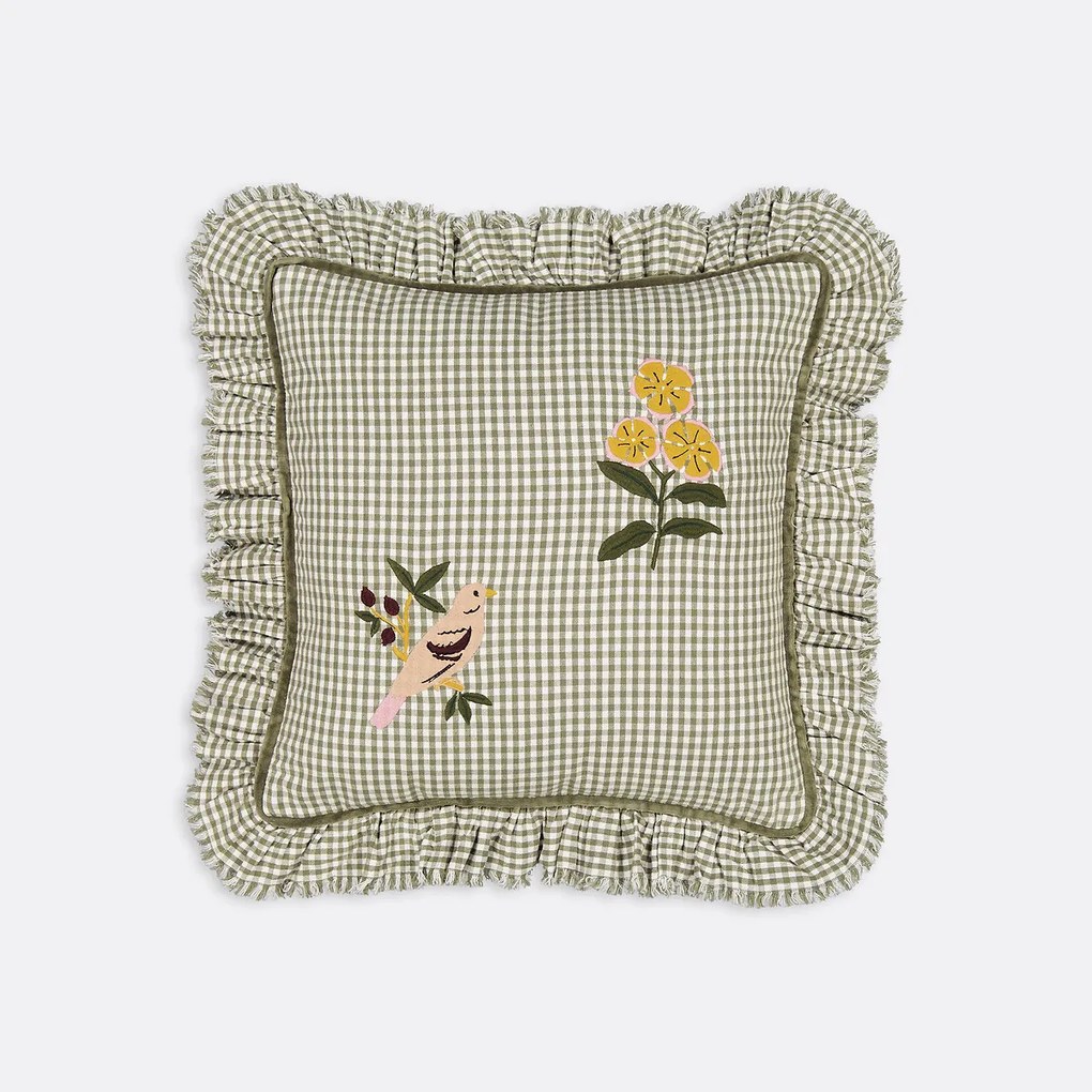 Μαξιλαροθήκη 45x45 εκ., βαμβακερή, Evie