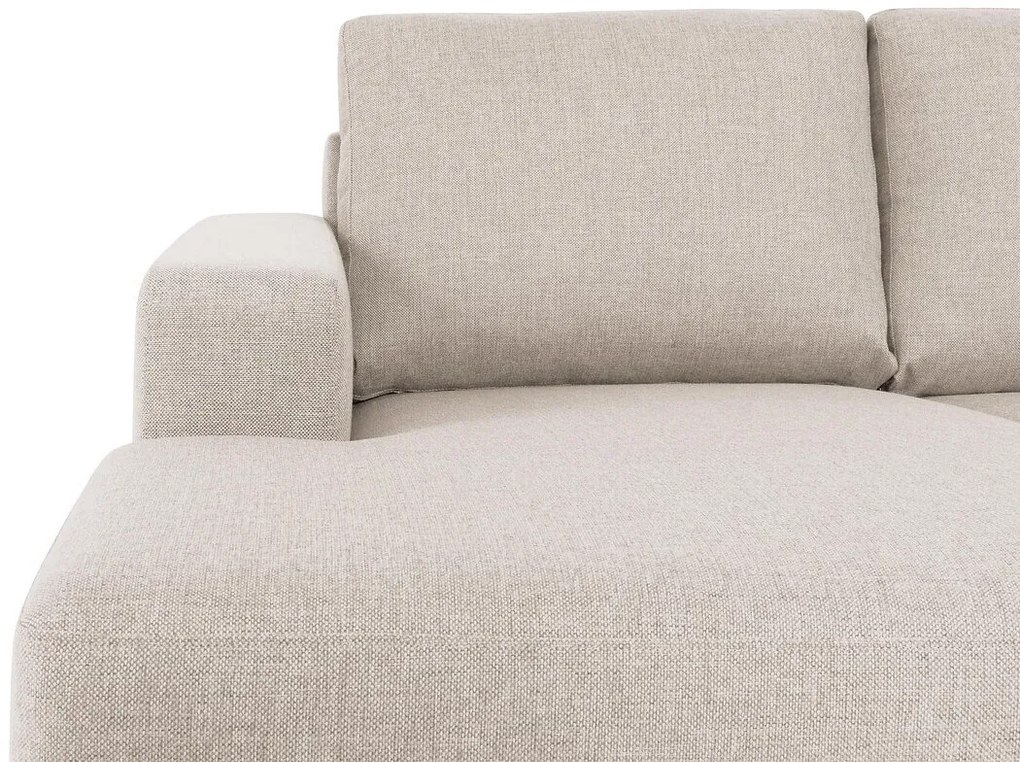 Γωνιακός Καναπές Scandinavian Choice C161, Ανοιχτό καφέ, 344x199x80cm