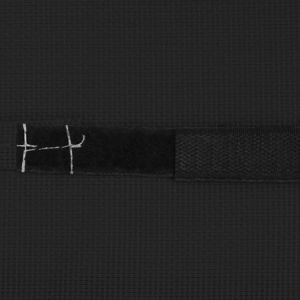 vidaXL Προσκέφαλο Σεζλόνγκ Μαύρο 40 x 7,5 x 15 εκ. από Textilene