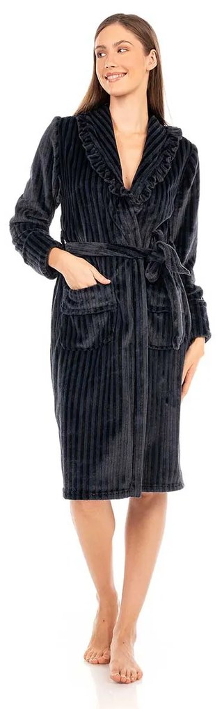 Ρόμπα Fleece Γυναικεία Mara-M 1057Α-22 Μπλε MEDIUM