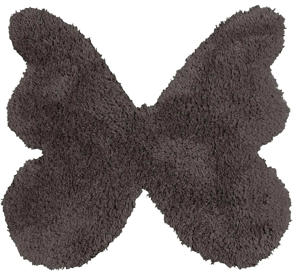 Παιδικό Χαλί ANTHRACITE SHADE BUTTERFLY 120 x 120 εκ.
