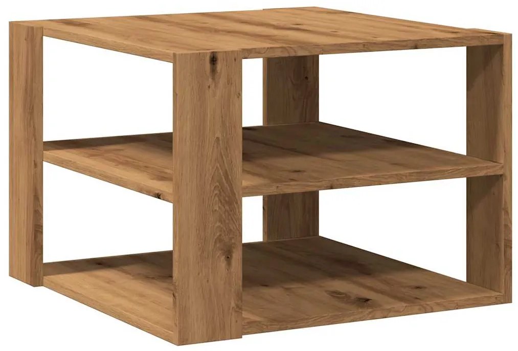 vidaXL Τραπεζάκι σαλονιού Artisan Oak 58x58x40 cm Κατασκευασμένο ξύλο