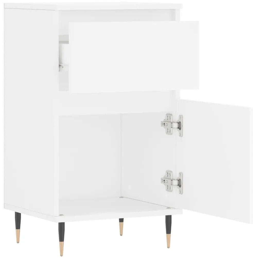 vidaXL Ντουλάπια 2 τεμ. Λευκά 40 x 35 x 70 εκ. από Επεξεργασμένο Ξύλο