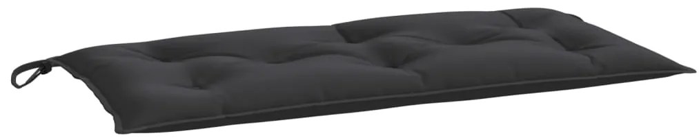 vidaXL Μαξιλάρι Πάγκου Κήπου Μαύρο 110x50x7 εκ. Ύφασμα Oxford