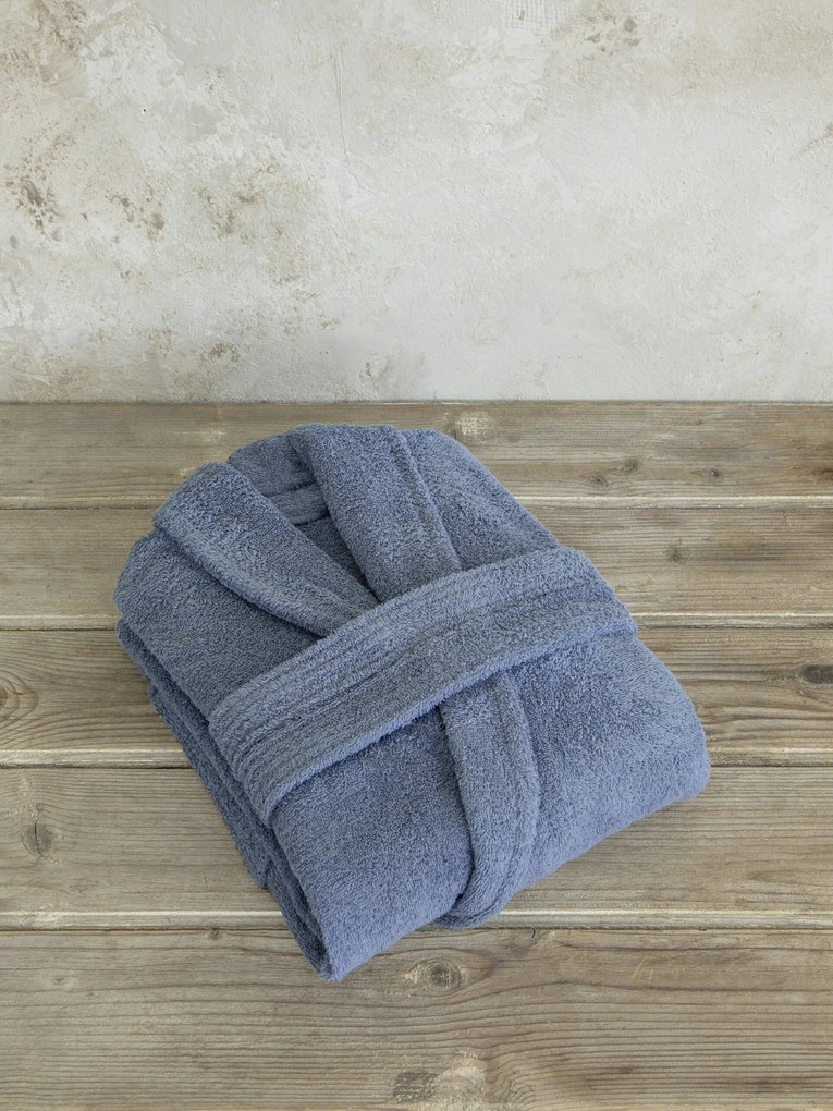 Μπουρνούζι Asana - XXL - Smoke Blue - Nima Home