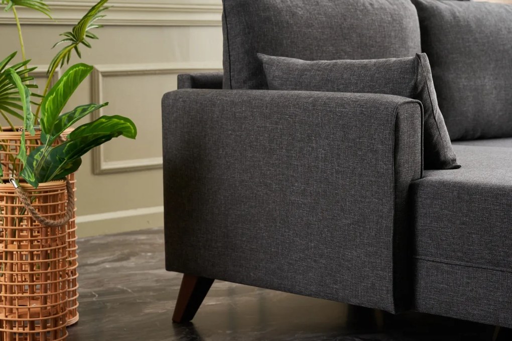 Corner Sofa Bella Corner Sofa Left - Anthracite Anthracite
