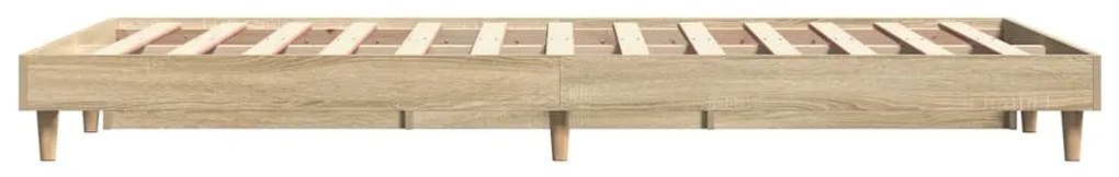 vidaXL Πλαίσιο Κρεβατιού Χωρ. Στρώμα Sonoma Δρυς 120x200εκ. Επ. Ξύλο