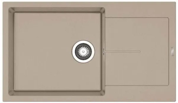 Νεροχύτης Pyramis Ithaka 1B 1D Plus-Beige-86 x 50 εκ.