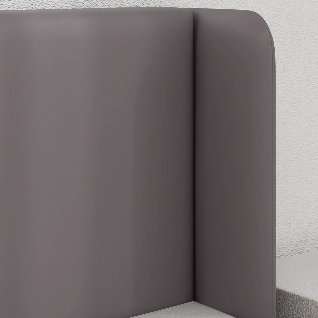 vidaXL Αυτιά Κεφαλής 2 pcs Γκρι 40 x 16 x 5 εκ. Τεχνητό δέρμα