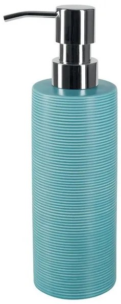 Δοχείο Κρεμοσάπουνου Κεραμικό Tube Ribbed Acqua 6x21.5 - Spirella