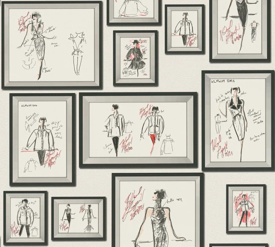 Ταπετσαρία τοίχου Karl Lagerfeld 378463 53x1000cm