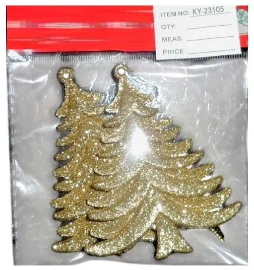 Σετ Χριστουγεννιάτικα Στολίδια 10εκ. 2τεμ