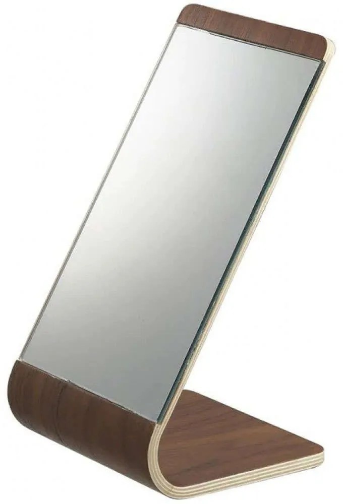 Καθρέπτης Επιτραπέζιος Rin YMZK6737 13x12x23,3cm Brown Yamazaki Wood, Glass