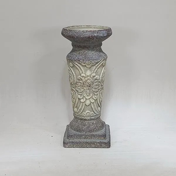 ΚΗΡΟΠΗΓΙΟ,ΤΣΙΜΕΝΤΕΝΙΟ, ΓΚΡΙ-ΜΠΕΖ, 10x10x23.5cm (Συσκευασία 2 τεμαχίων)