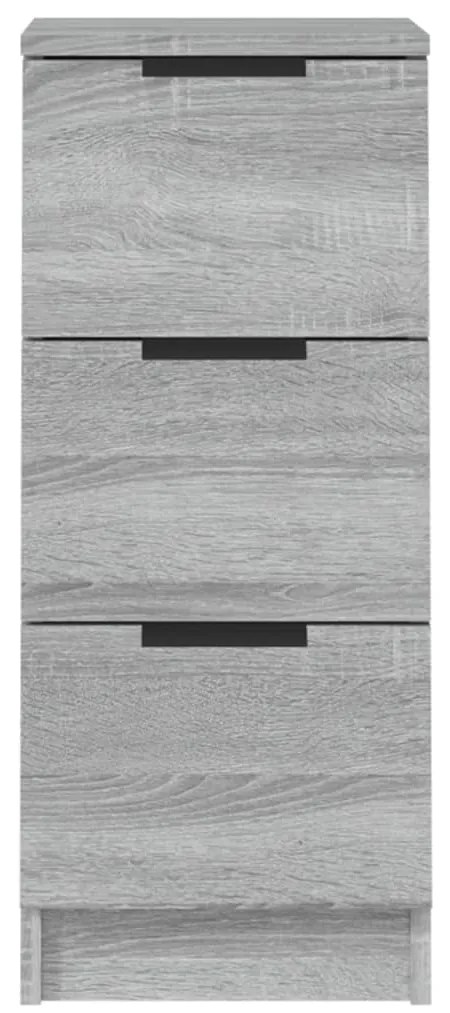 vidaXL Ντουλάπια 2 τεμ. Γκρι Sonoma 30x30x70 εκ. Επεξεργασμένο Ξύλο