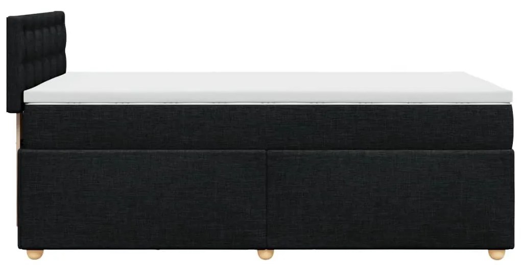 ΚΡΕΒΑΤΙ BOXSPRING ΜΕ ΣΤΡΩΜΑ ΜΑΥΡΟ 90X190 ΕΚ.ΥΦΑΣΜΑΤΙΝΟ 3286551