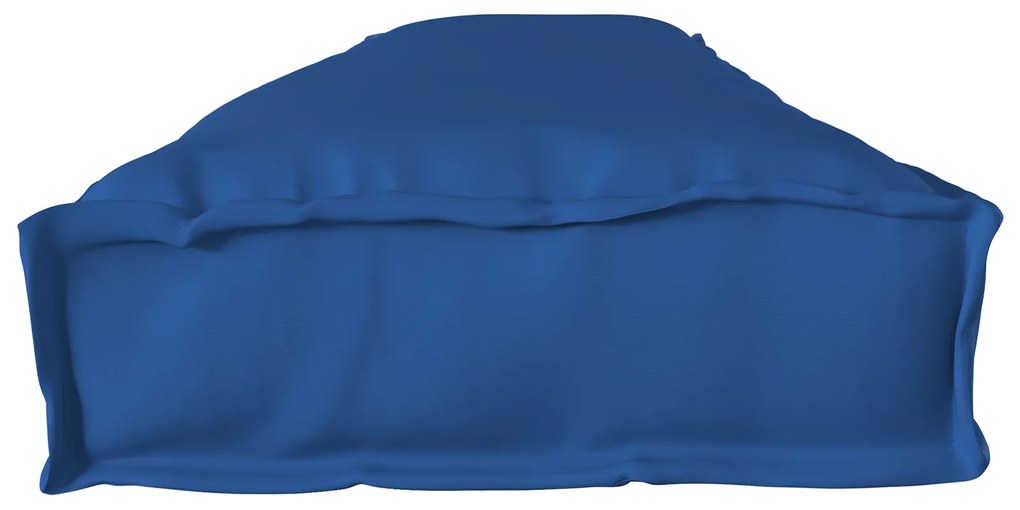 vidaXL Μαξιλάρι παλέτας Μπλε Ρουά 200 x 40 x 8 εκ. Ύφασμα Oxford