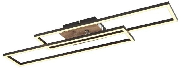 Πλαφονιέρα Φωτιστικό Οροφής LED 30W Μαύρο 1370Lm Dakari 67208-30 Globo Lighting-67208-30-Μαύρο 67208-30