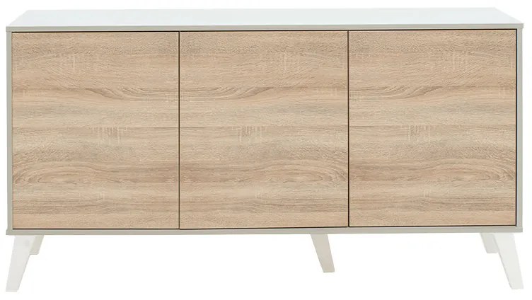 Μπουφές Billie pakoworld sonoma-ανθρακί 149x40x77εκ - 248-000005 - 248-000005