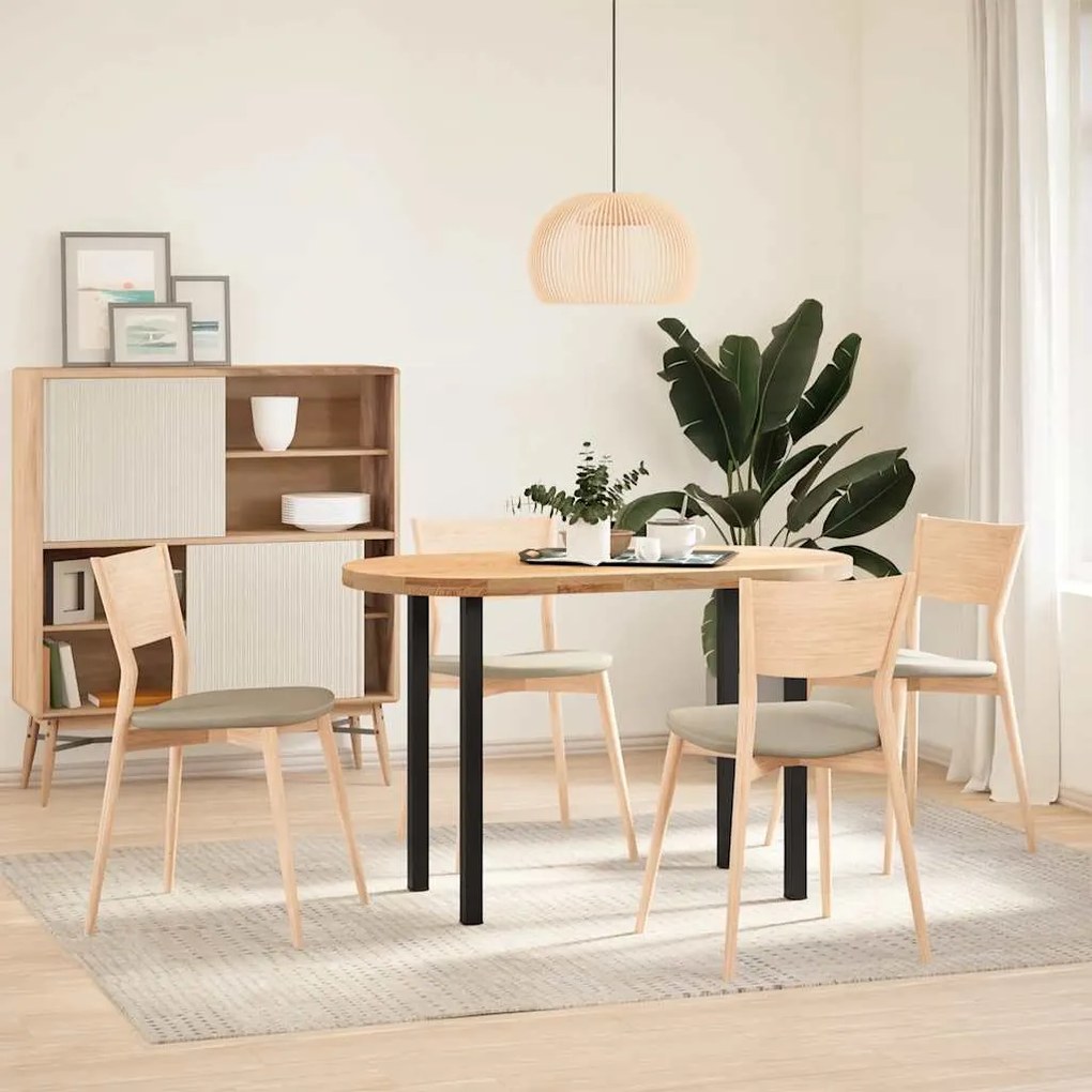 vidaXL Πόδια Κονσόλας 4 τεμ. Μαύρα 72-74 εκ. Ατσάλι