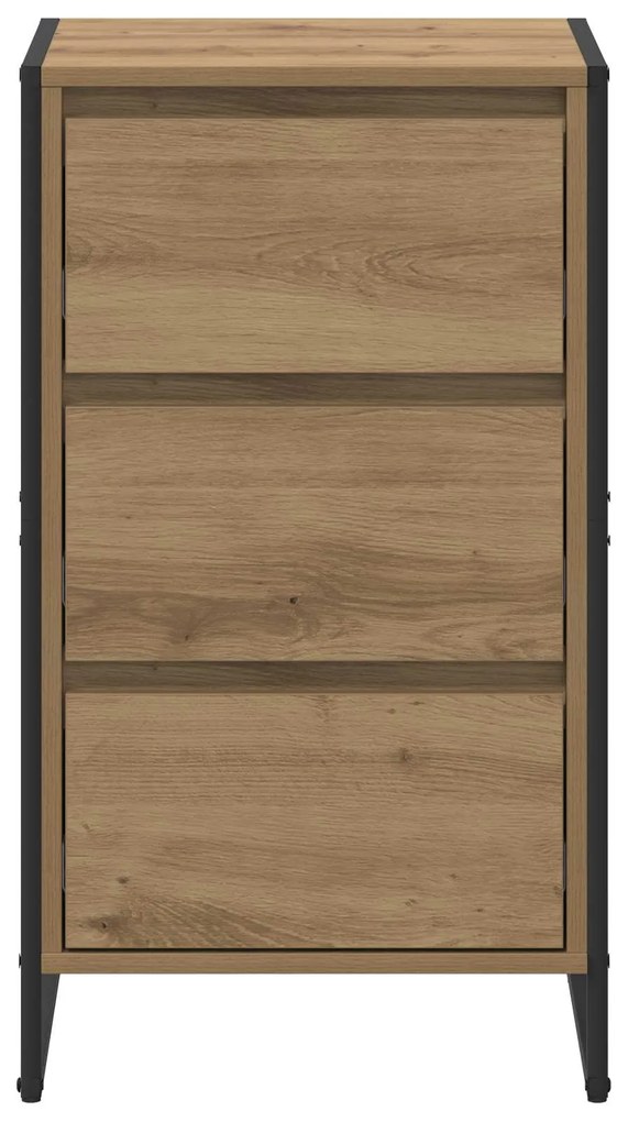 vidaXL Πλαϊνό γραφείο Καρυδιά Χειροποίητης Εργασίας 42 x 36 x 75.5 εκ.