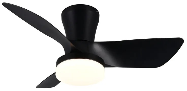 Ανεμιστήρας Reality Lighting -RL RANDERS R64412132 Μαύρο Ματ (Black Mat) 2700 - 6000K