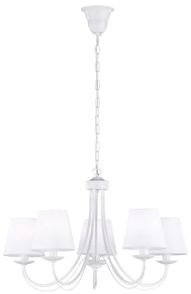 Φωτιστικό Οροφής Cortez 110600531 White Trio Lighting Metal, Fabric