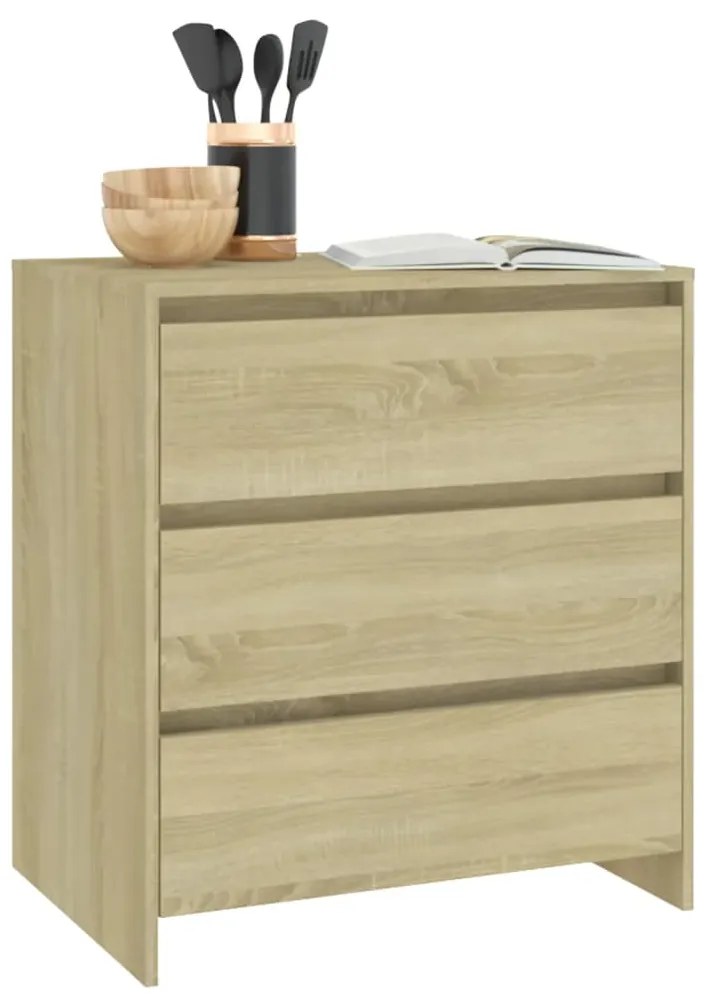 vidaXL Μπουφές Sonoma Δρυς 70x41x75 εκ. από Επεξεργασμένο Ξύλο