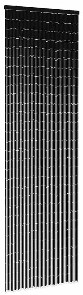 vidaXL Έντομο κουρτίνα πόρτας Σκούρο γκρι 56x185 cm Μπαμπού