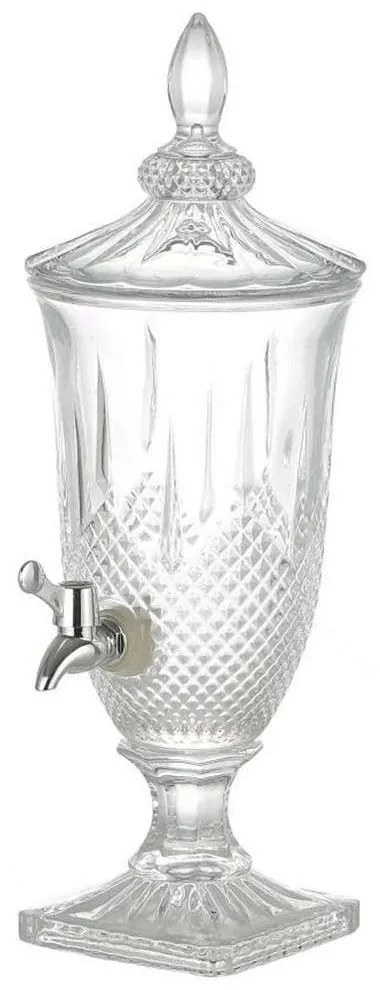 Γυάλα Με Βρυσάκι TIR302 16x16x45cm 1,8Lt Clear Espiel Glass