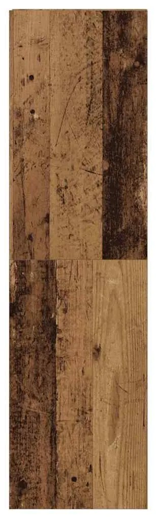 vidaXL ντουλάπι τηλεόρασης Παλιό ξύλο 30,5x30x110 cm Ξύλινη κατασκευή