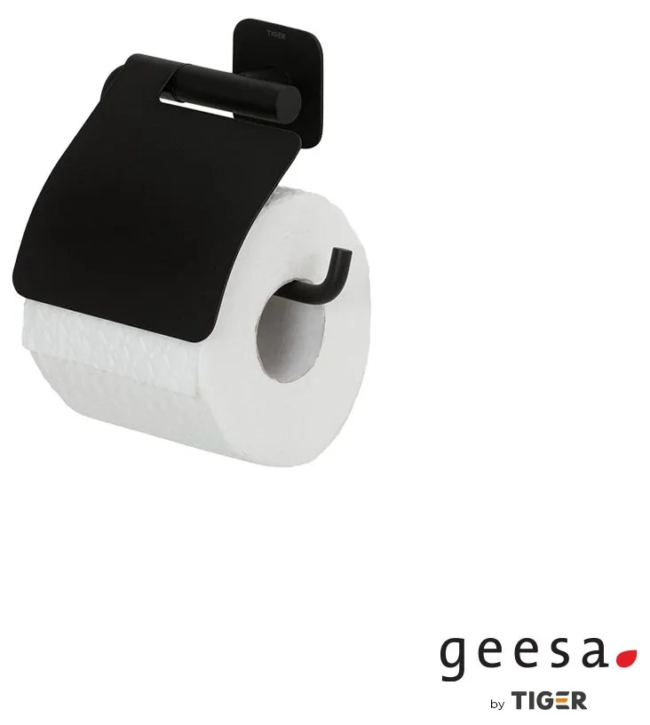 Χαρτοθήκη με Κάλυμμα colar Geesa Black Matt 1314130746-400