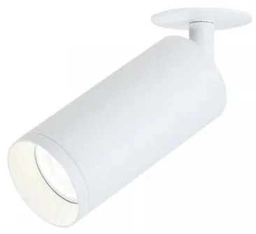 Σποτ Φωτιστικό Οροφής Χωνευτό 40 Μοιρών 6cm LED 9W IP20 3000K Zambelis S056-40 Λευκό