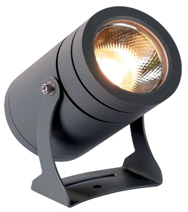 Προβολέας - Σποτ Δαπέδου Maris 4187600 LED 12W 3200K 1080Lm 11,8x14,5cm Dark Grey Viokef