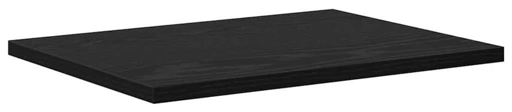 vidaXL Ράφι Βιβλίων 4 pcs Μαύρο 40 x 30 x 1.5 cm Επεξεργασμένο ξύλο