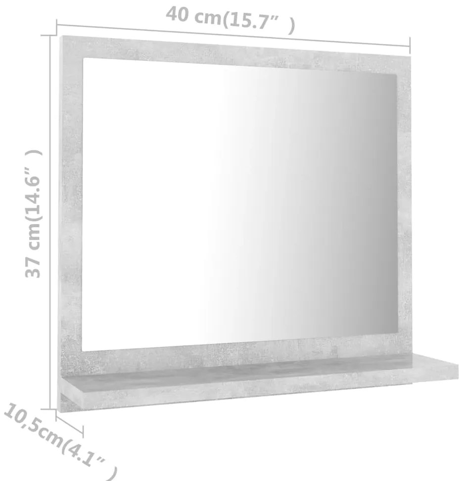 ΚΑΘΡΕΦΤΗΣ ΜΠΑΝΙΟΥ ΓΚΡΙ ΣΚΥΡΟΔΕΜΑΤΟΣ 40X10,5X37 ΕΚ. ΕΠΕΞ. ΞΥΛΟ 804557