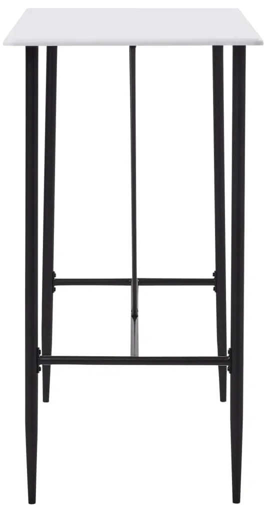 vidaXL Σετ Επίπλων Μπαρ 5 Τεμαχίων Μαύρο Πλαστικό