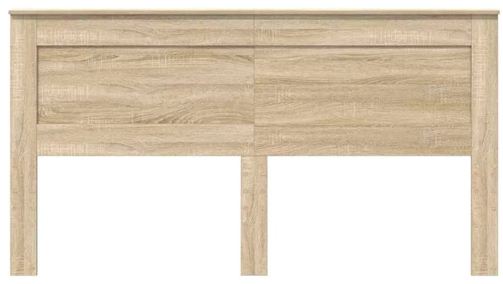 vidaXL Κεφαλάρι με κεφαλάρι Δρύς Sonoma 180 cm Επεξεργασμένο ξύλο