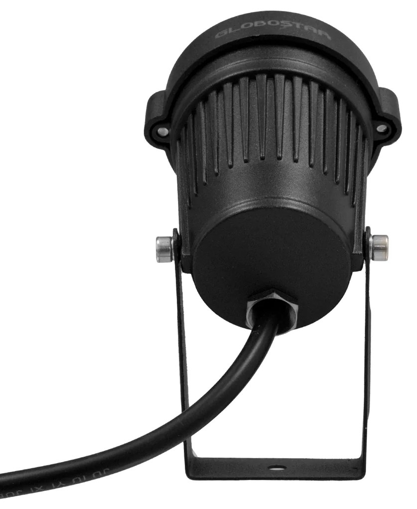 GloboStar 75587 Προβολάκι Κήπου Καρφωτό - Δαπέδου Bridgelux COB LED 10W 1000lm 35° DC 24V Αδιάβροχο IP67 Ultra Μπλε Dimmable - 75587