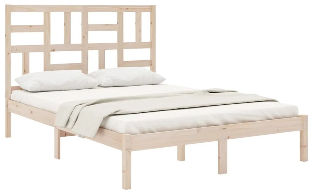 Πλαίσιο Κρεβατιού 150 x 200 εκ. Μασίφ Ξύλο King Size 3105955
