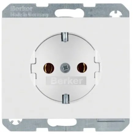 Πρίζα Σούκο Λευκό Berker K.1 41157009 Hager-41157009-Λευκό 41157009