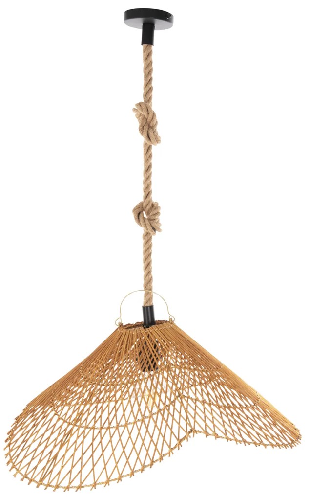 ΦΩΤΙΣΤΙΚΟ ΟΡΟΦΗΣ ΚΡΕΜΑΣΤΟ HM7878.01 RATTAN ΣΕ ΜΠΕΖ ΤΗΣ ΑΜΜΟΥ ΧΡΩΜΑ Φ58,5x31Yεκ