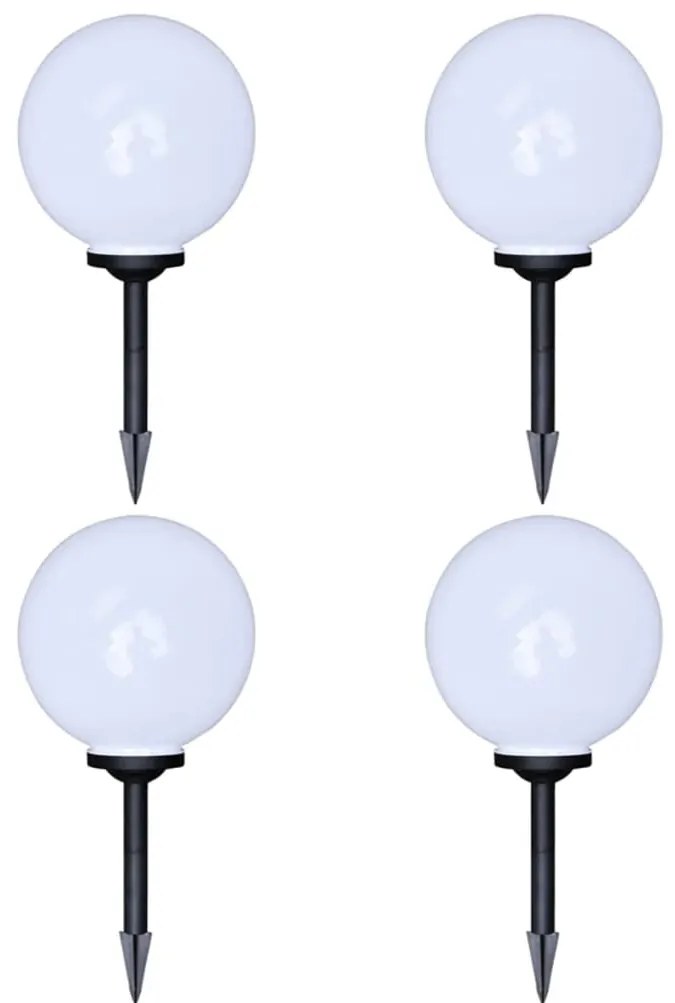 vidaXL Φωτιστικά Εξωτ. Χώρου για Μονοπάτια 4 τεμ. LED Καρφωτά 30 εκ.